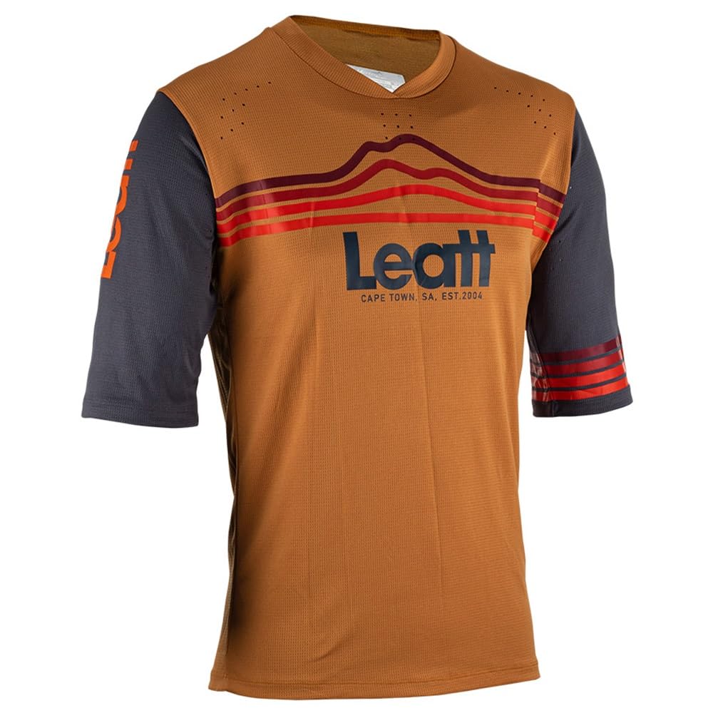 ウェア Size Large Leatt 3.0 DH Jersey Leatt MTB Enduro 3.0 Men's Jersey - Giant Delaware